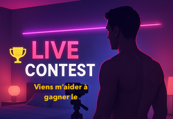 Concours Live Gay BDSM en Direct : Gagne 10€/Heure + 10 000€/Mois sur Domiaddict